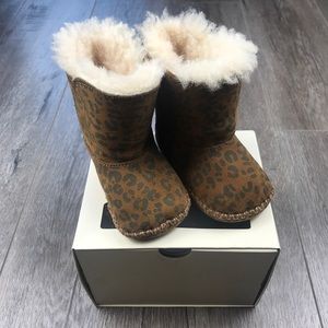Ugg Infant Cassie Chestnut Leopard print 2/3 Boots